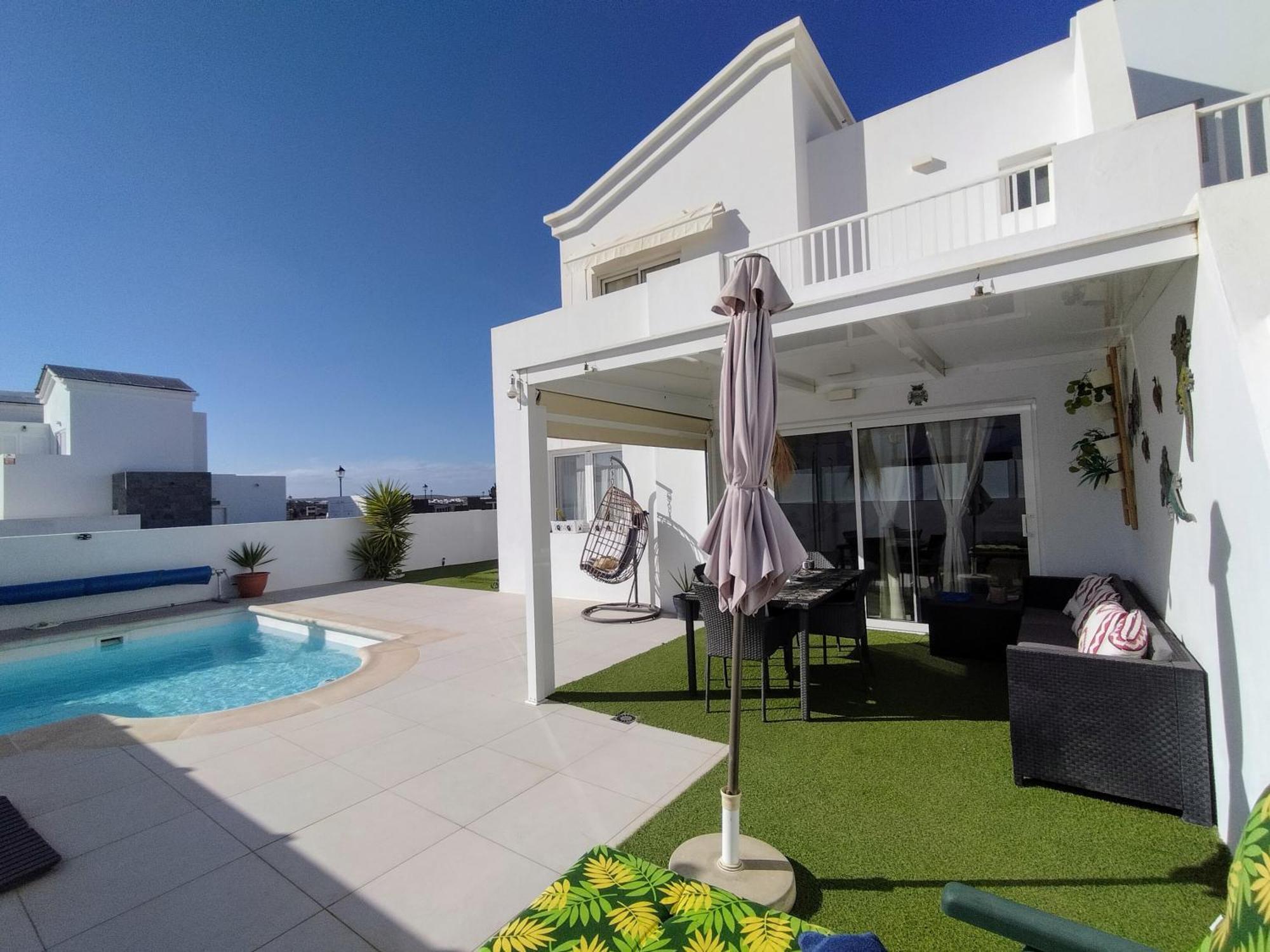 Lovely Villa Agua & Fuego,Heated Pool Playa Blanca (Lanzarote) Exterior foto