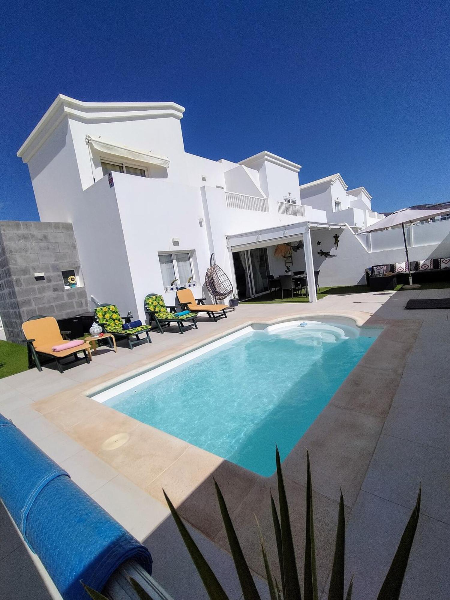 Lovely Villa Agua & Fuego,Heated Pool Playa Blanca (Lanzarote) Exterior foto