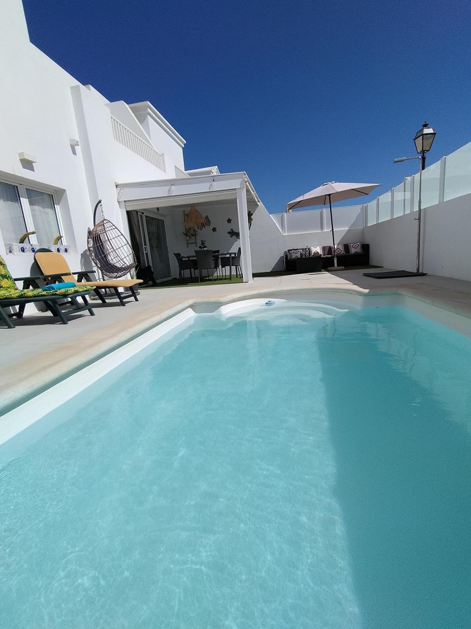 Lovely Villa Agua & Fuego,Heated Pool Playa Blanca (Lanzarote) Exterior foto