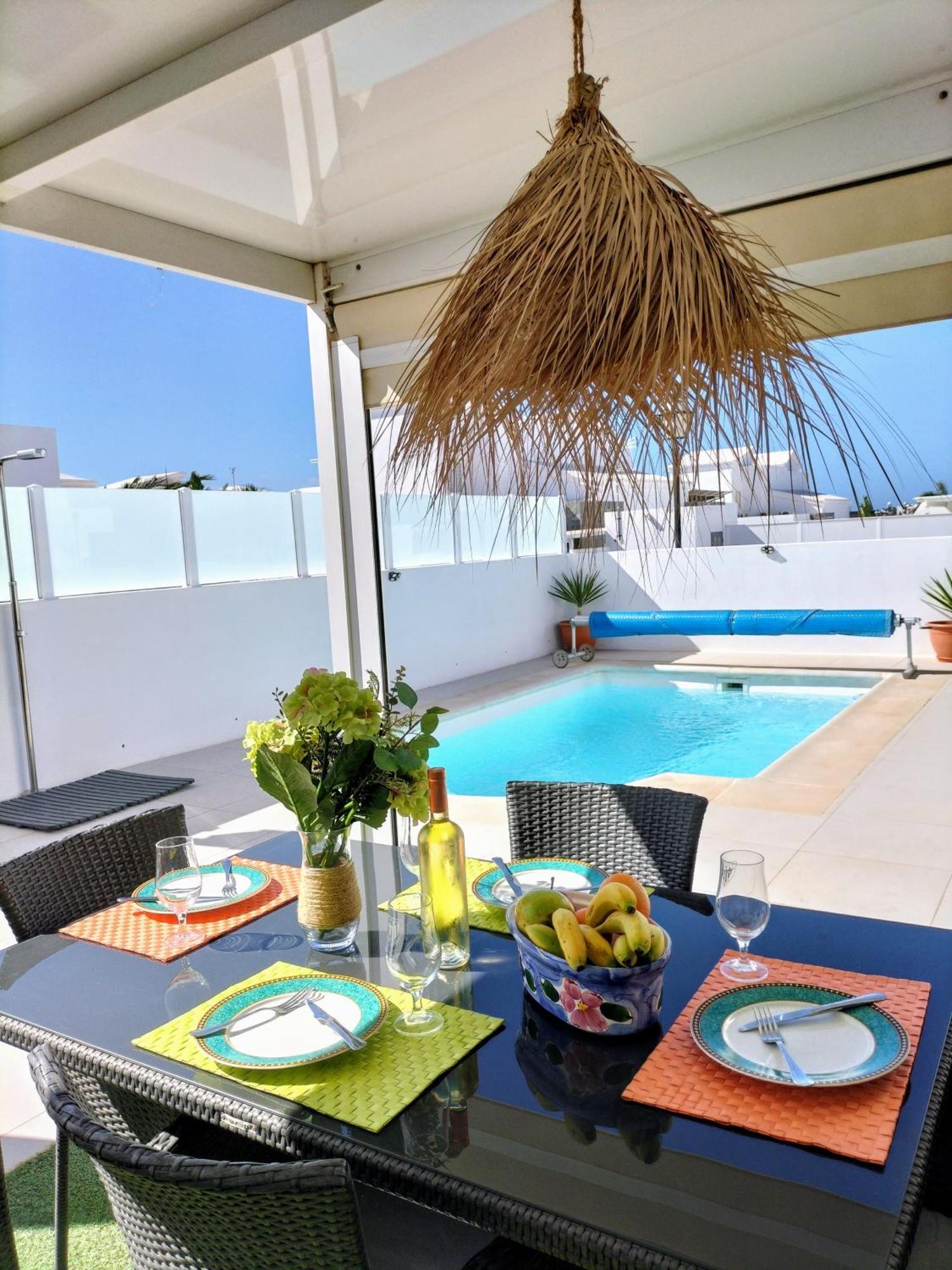 Lovely Villa Agua & Fuego,Heated Pool Playa Blanca (Lanzarote) Exterior foto